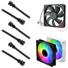 ECSiNG 50Pcs 43mm Cooling Fan Mount Screw Anti-Vibration Rubber Fan