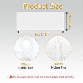 ROEOWENE Children's Safety Net Stairs, 3 m x 0.9 m Stair Safety Net for Children, Baby Balcony Net, Stair Railing, Safety Net, Patio Protection Net, Stair Railing, Fence Mesh for Pets Safety Net Kids