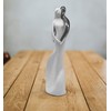 FeinKnick Harmonious Pair in Silver – Modern Sculpture 28 cm
