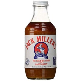 Jack Miller's The Bar-B-Que Sauce with a Cajun Accent "Has That Taste" 16 oz