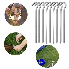 Tent Pegs, Stable, Tent Pegs, 20 Pieces, Metal Tent Hooks, Aluminium Alloy Extremely Stable Ground Anchors for Tent, Aluminium Tent Pegs, Tent Accessories, Pegs, Camping