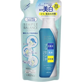 [Japanese Moisture Cream] SIMPLE BALANCE Simple Balance Whitening Lotion Refill 200mL Serum Clear 200ml (x 1)