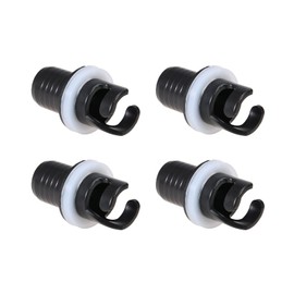 EVKILKJS 4 PCS Inflatable Kayak Boat Air Foot Pump H-R Adapter, Paddle Board Air Pump Hose Adapter HR Valve Adapter for Inflatables Kayak Air Valve Adapter