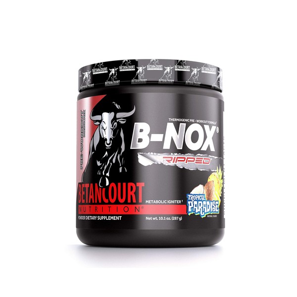 Betancourt Nutrition B-Nox Ripped Pre-Workout, Tropical Paradise, 8.7 oz