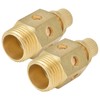 Pneumatic Silencer Brass Air Outlet Adjustable Throttle Silencer 1/2 Inch