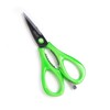 SiTRA 5-in-1 Clear Handle Multifunctional Kitchen Scissors (Green)