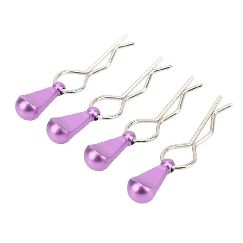 4Pcs Metal RC Car Body Clips with Pull Tabs for