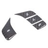 necar2020 Dry Carbon Car Steering Wheel Button Trim Patch For