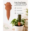 vensovo 4 Pack Terracotta Plant Watering Spikes, Cute Frog Automatic