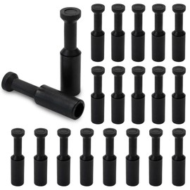 Bwintech 20 Pcs 4mm Tubing OD Push to Connect Pneumatic PBT Resin Plug Fitting (PP4)