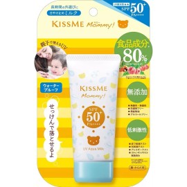 [US Seller] Isehan Kiss Me Mommy Kids UV Aqua Milk Sunscreen SPF50+/PA++++