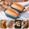 Articasting Cast Iron Loaf Pan With Lid, Enameled Bread Loaf