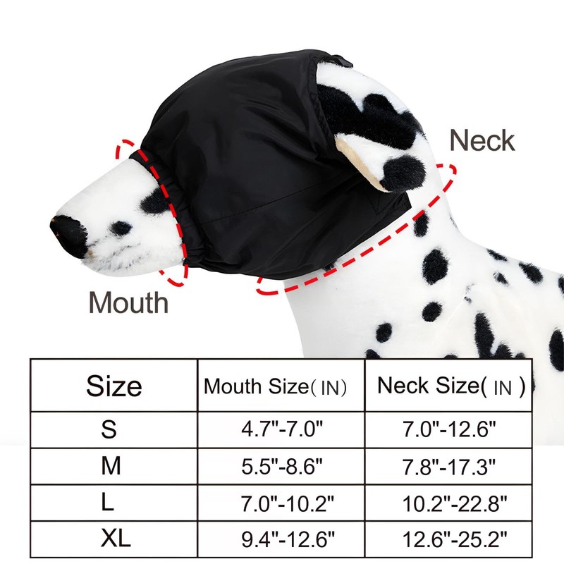 NACOCO Dog Calming Cap Eye Mask Nylon Shading Pet Mask