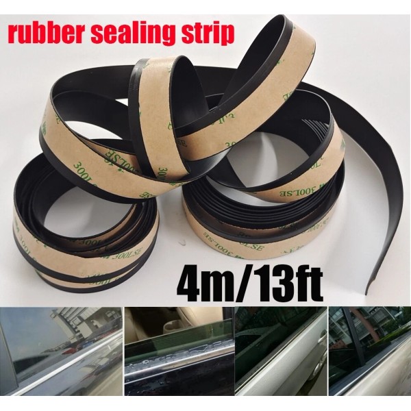 Unbranded Rubber Seal Strip Car Front Rear Side Window Edge