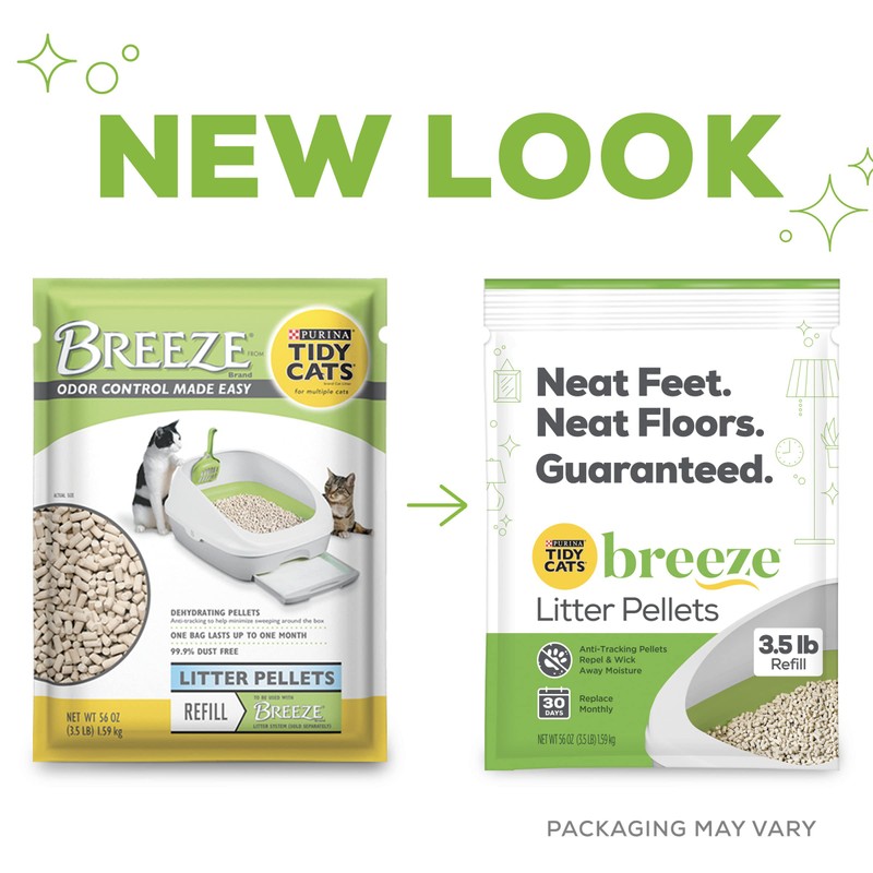 Purina Tidy Cats Litter Pellets, Breeze Refill Litter Pellets in