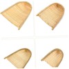 Healeved DIY Rattan Tray Woven Basket Bamboo Weaving Child Wooden