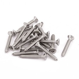 Aexit M4.2x30mm 304 Quality Parts Stainless Steel Flat Head Torx Self Tapping Screw Fastener 20pcs Model:83as227qo33