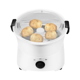 Electric Potato Peeler, 85W Ccommercial Electric Potato Peeler Automatic Peeling Machine One-button Drive Automatic Spinner for 1.76Lbs Potato Peeling & 0.77lbs Vegetables Drying