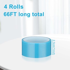 Gartful Resin Tapes for Jewelry, 4inch Wide Seamless Sticky Paper Tape for Epoxy Resin Molding, Traceless Tape for Arts & Crafts, Making River Tables, Jewelry Metal Hollow Frame Bezels, Pendant