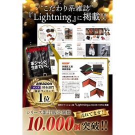 Men's Bi-fold Wallet, 2-fold, Genuine Leather, Large Capacity, 6, red