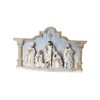 Regency International 15" Resin Nativity with Sky in Column Cresh