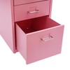 28 Inch Metal File Storage Cabinet,5 Drawers Freestanding Office File
