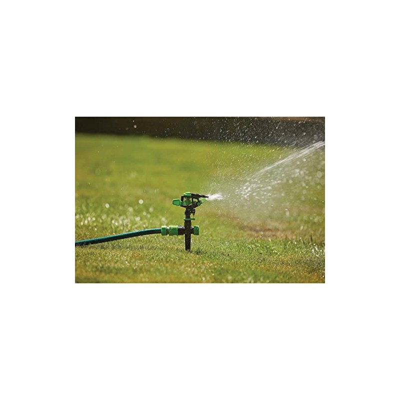 Draper Adjustable Impulse Sprinkler | 314m² Coverage Area | Metal