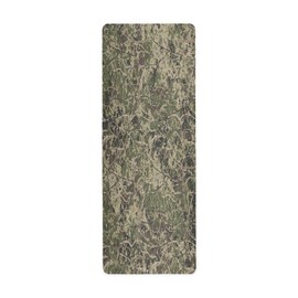Qilmy Abstract Hunting Camo Yoga Mat Non Slip Hot Yoga Mat, Yoga Towel & Mat 2in1 Lightweight & Optimal Cushioning 71"x 26" Thickness 1mm