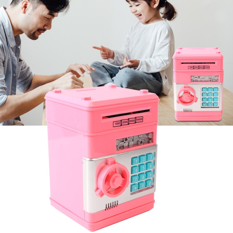 Children Money Storage Case Simulation Safe Box Shaped Password Lock