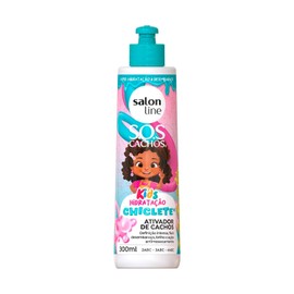 Salon Line - Linha SOS Cachos (Kids) - Ativador de Cachos Hidratacao Chiclete 300 Ml - (SOS Curls (Kids) - Chewing Gum Hydration Curl Activator 10.14 Fl Oz)