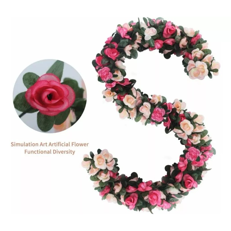 Drakrlove Corona De Rosas Artificiales Para Decoración De Boda, 5