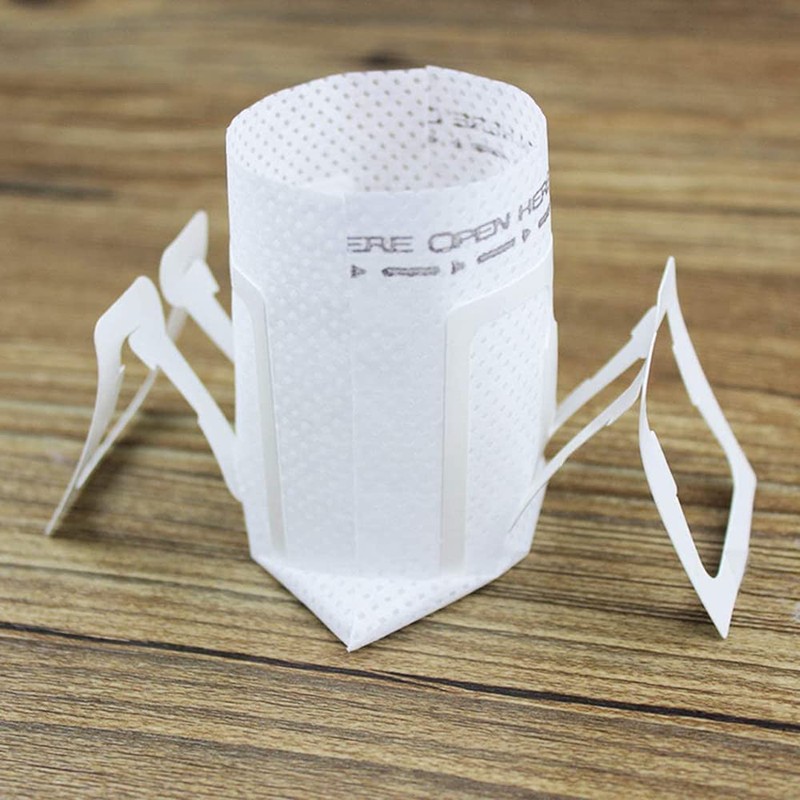 ANCLLO Coffee Filter Paper Bag 50 pieces, Hanging Ear Drip