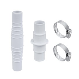 2 Pcak Pool Hose Adapter Connector， Connector Coupling 1-1/4" or 1-1/2" Pool Vacuum Hose