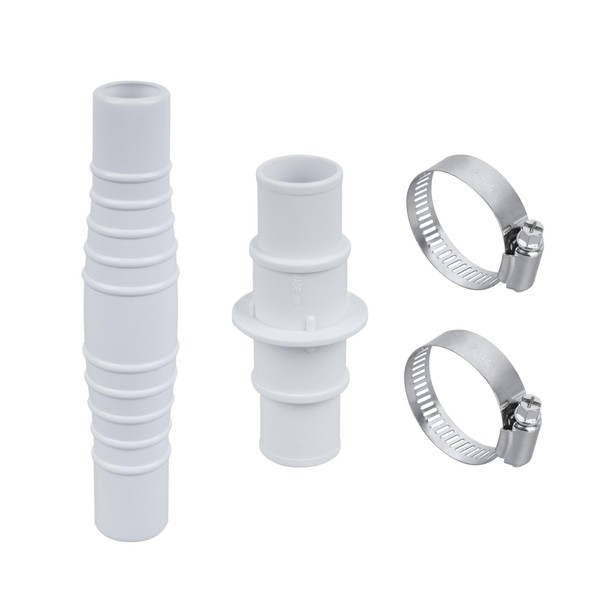 2 Pcak Pool Hose Adapter Connector， Connector Coupling 1-1/4" or