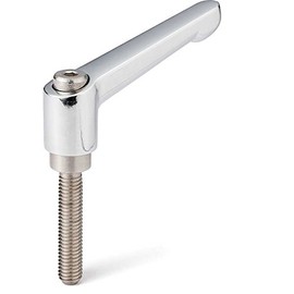 NBK Mechanical Element Parts Clamp Lever (Male Thread) LDMS-10-80-CR