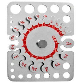 Diamond Weight Gauge K & B Estimator Carat MM Size Birthstone Chart Jewelry