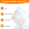 sourcing map 3pcs Welding Magnification Lens 3.54" x 4.25" (2.5