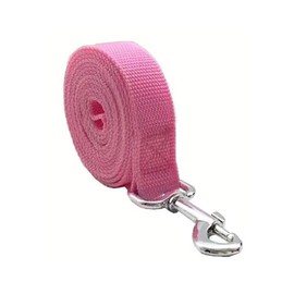 Nylon Dog Leash 12 Feet Long, Walking Training Dog Leashes for Medium Large Dogs(1" X 12 ft, Pink)