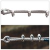 PATIKIL 3/8" / 10mm Wire Rope Cable Clip Clamp, 4Pcs