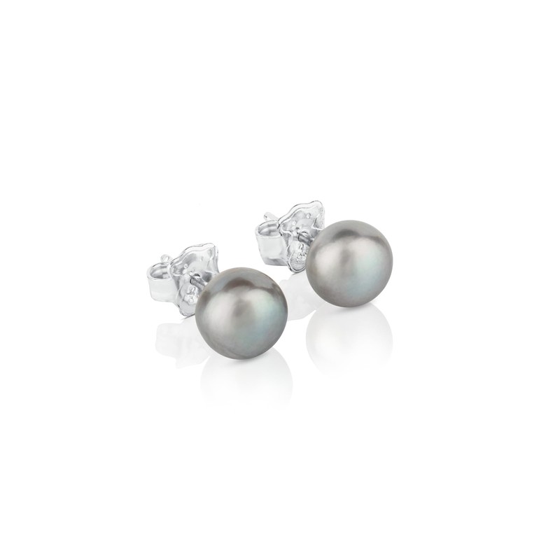 Silver TOUS Pearl Earrings with Pearl