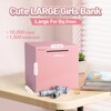 Hicocool Piggy Bank for Adults Must Break to Open, Unbreakable