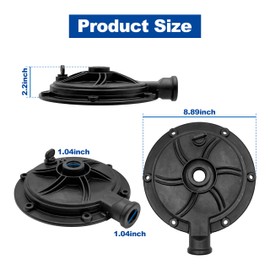 R0536300 Replacement Volute,Compatible with Polaris PB4-60 Booster Pump (Newest Version) Black