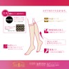 Atsugi FS88063P Women's Stockings, Strong, Durable, Beautiful, Below Knee Length,