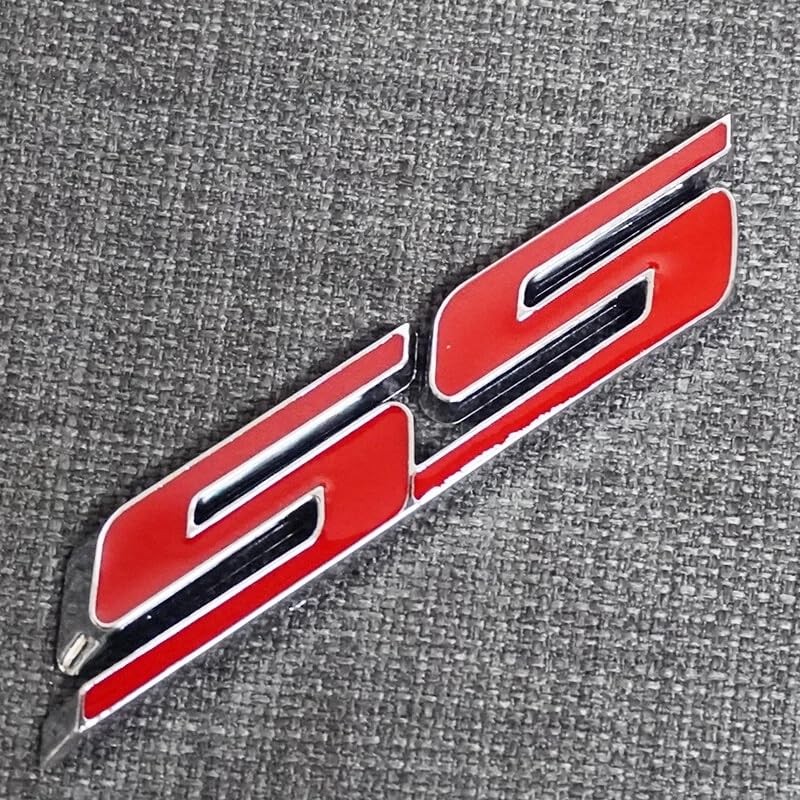 3pcs SS Side Emblems Badge Nameplates 3D Raised Strong Adhesive