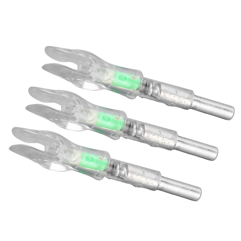 3PCS Lighted Nocks for Arrows Plastic Auto Lighting Archery Arrow