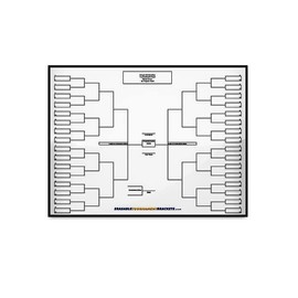 64 Player Erasable Blind Draw Single Elimination Tournament Bracket Chart + Erasable Pen