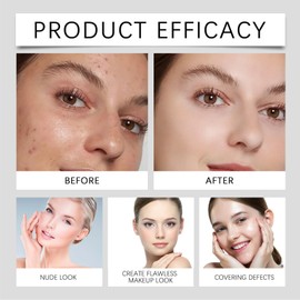 Stick Foundation+Tinted Sunscreen SPF 50+,Foundation&Concealer Stick with SPF,Tinted Sunscreen Sti/ck,Sun Cream SPF50+,Tin/ted Sun-screen Sti/ck&St/ick Foundation,for All Skin Tones(Bright White)