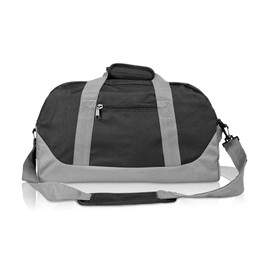 DALIX 18" Two Tone Duffle Bag (Black-Gray)