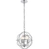 Living District Wallace 3 Light Chrome Pendant