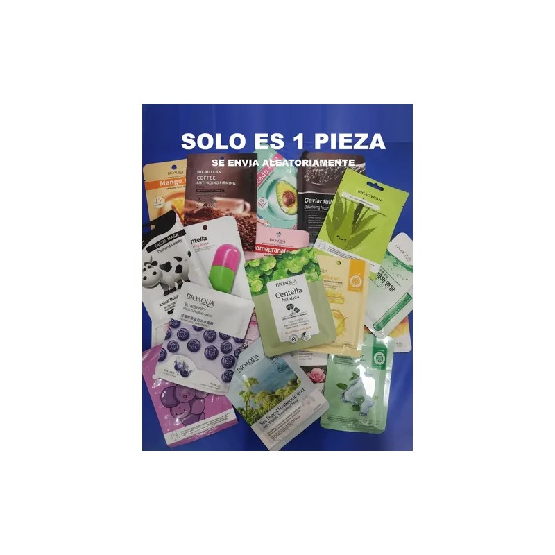 Mascarilla Facial Antiedad Sheet Mask 1 Pieza Aleatoria